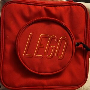 Lego lunchbox red
